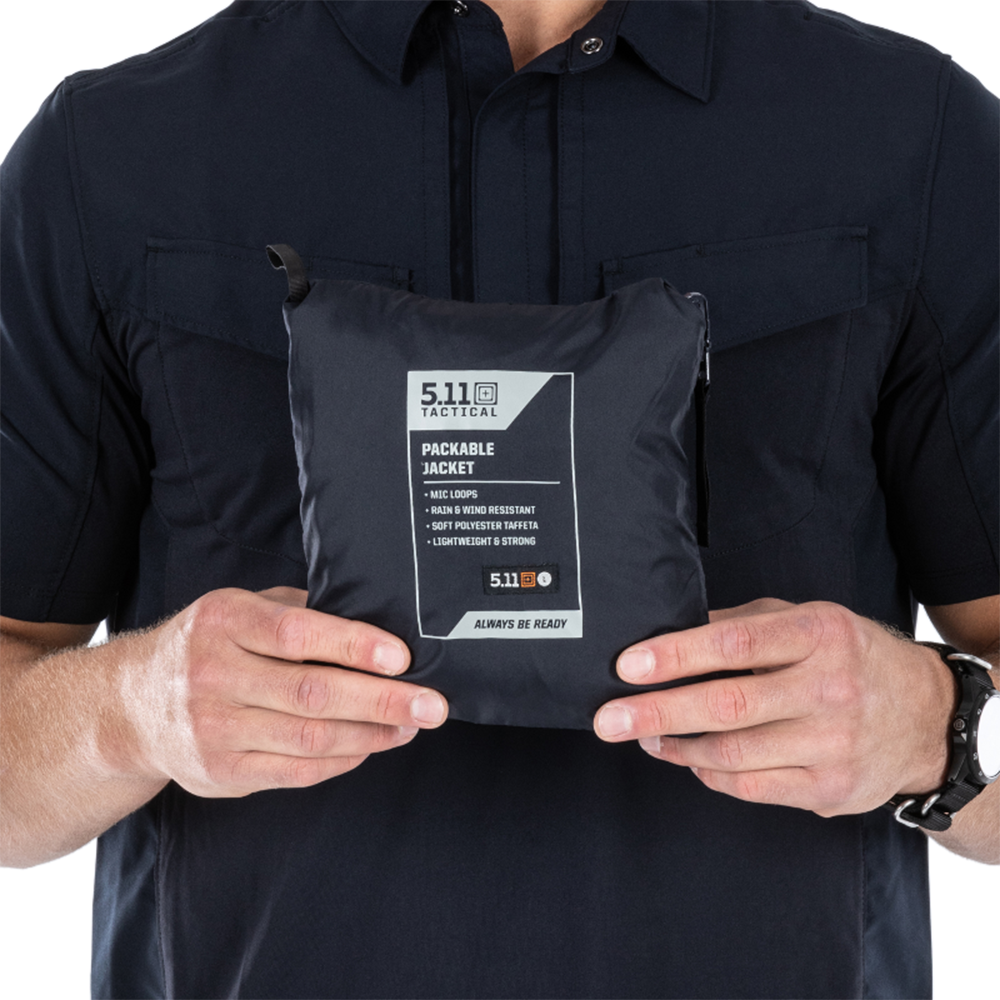 5.11 택티컬 패커블 자켓 (다크 네이비) - 5.11 Tactical Packable Jacket (dark navy) 이미지 8
