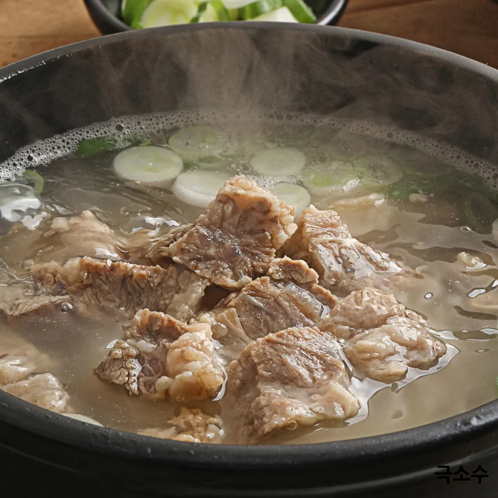 극소수 순살 소 갈비탕 1팩 뼈없는 보양식 맑은 사골 밀키트 간편조리 국밥 우사골 제품 이미지
