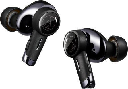 [해외]오디오테크니카 ATH-TWX9MK2BK( E) 노이즈 캔슬링 무선 이어폰 Bluetooth 블랙 오리지널 스티커 포함 블랙