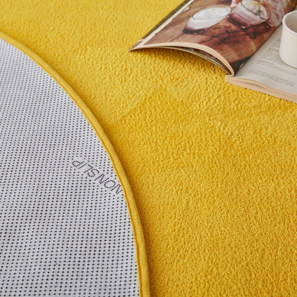 퍼보 롤리팝 러그 컬러 카페트 블랙, 사각형XL(200x300)