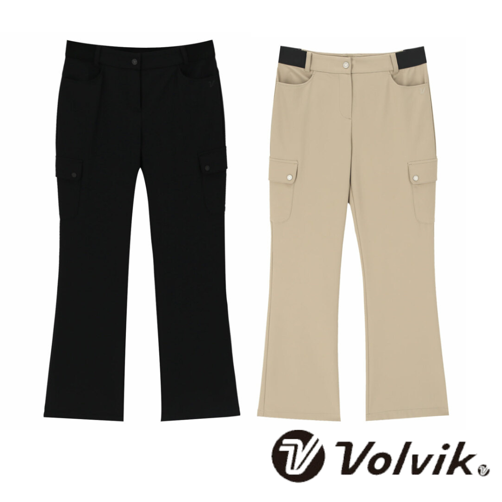볼빅골프웨어 볼빅바지 여성골프바지 간절기 골프카고바지 부츠컷팬츠 P991 - 상품 이미지