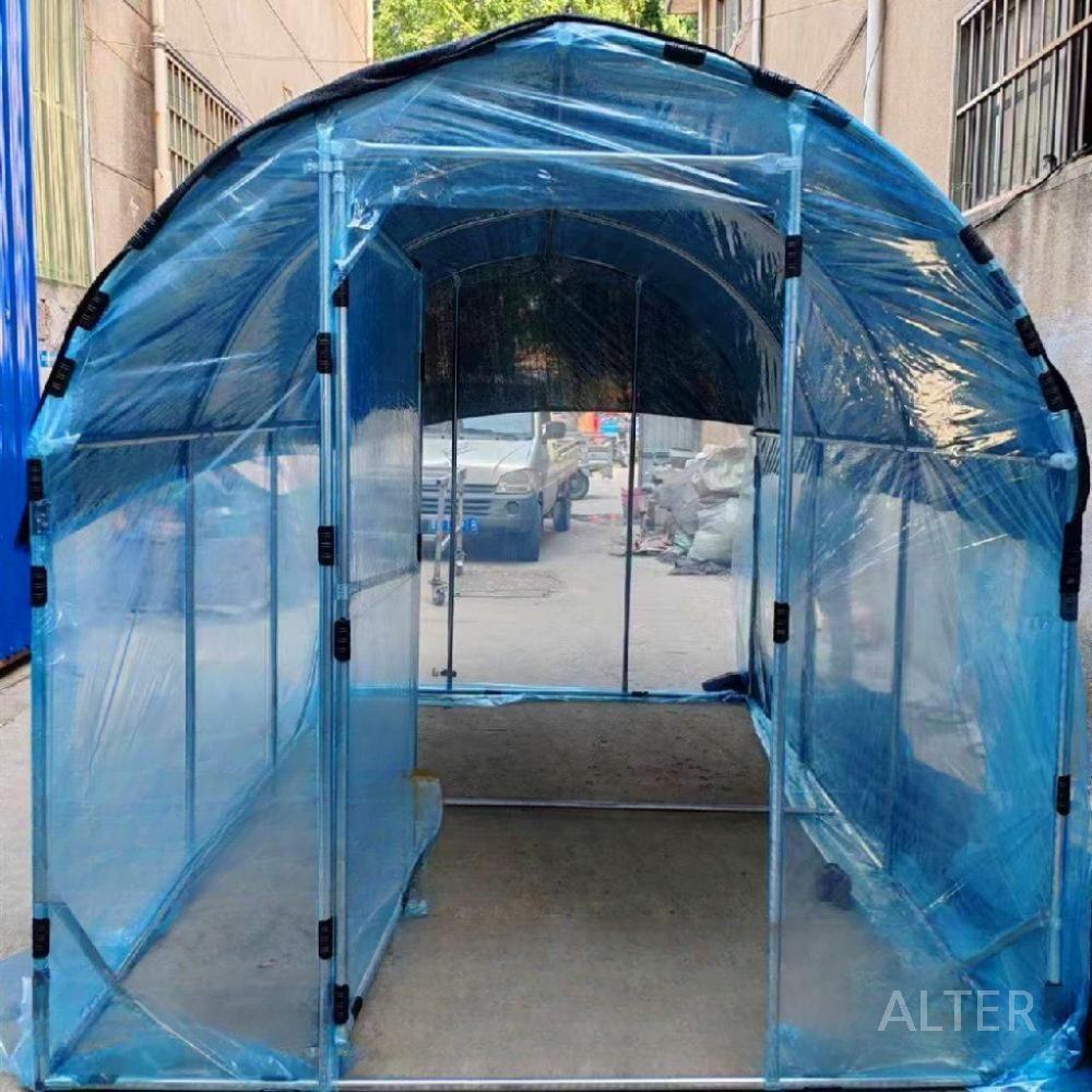 미니하우스 온실 조립식 옥상 비닐하우스 야외 텃밭 2x3x2m (필름포함) - 상품 이미지