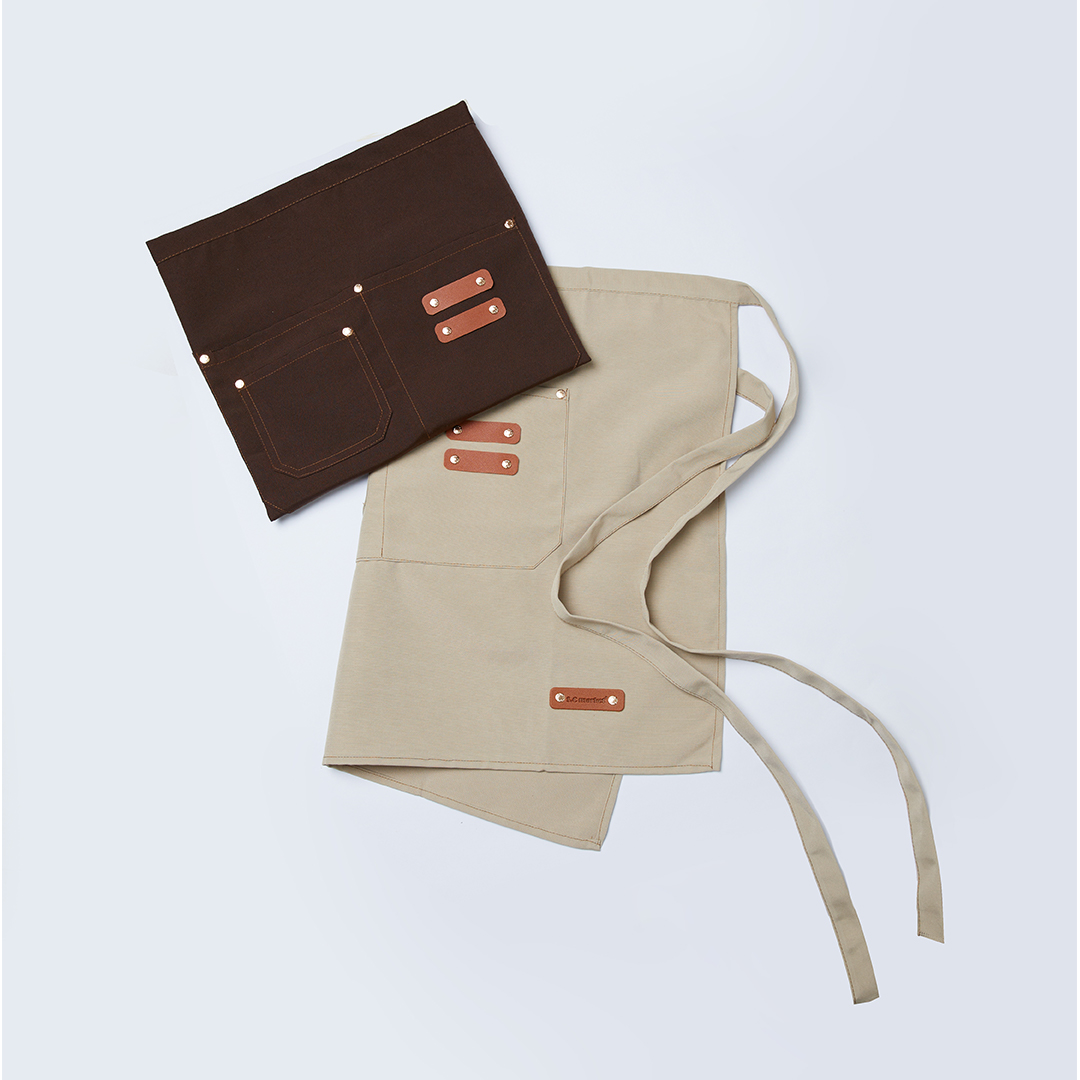 똑똑한소비마켓 100 생활 방수 테릴렌 앞치마 미니 카페 미용 식당 허리 앞치마 반앞치마