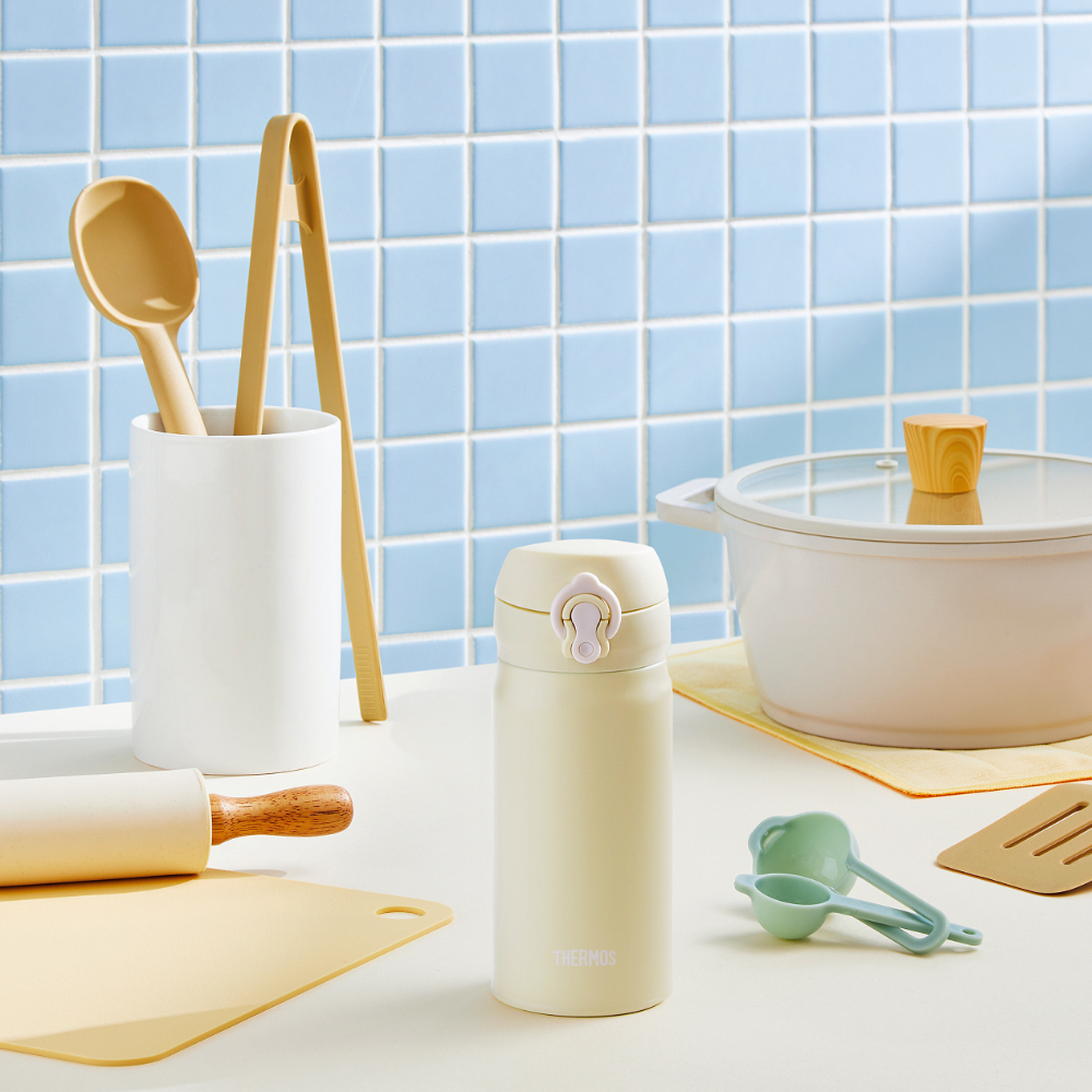 써모스 뉴 데일리 원터치 텀블러 350ml JNL-355K / 어린이 유치원 초등학생 피크닉 초경량 보온병 보냉병