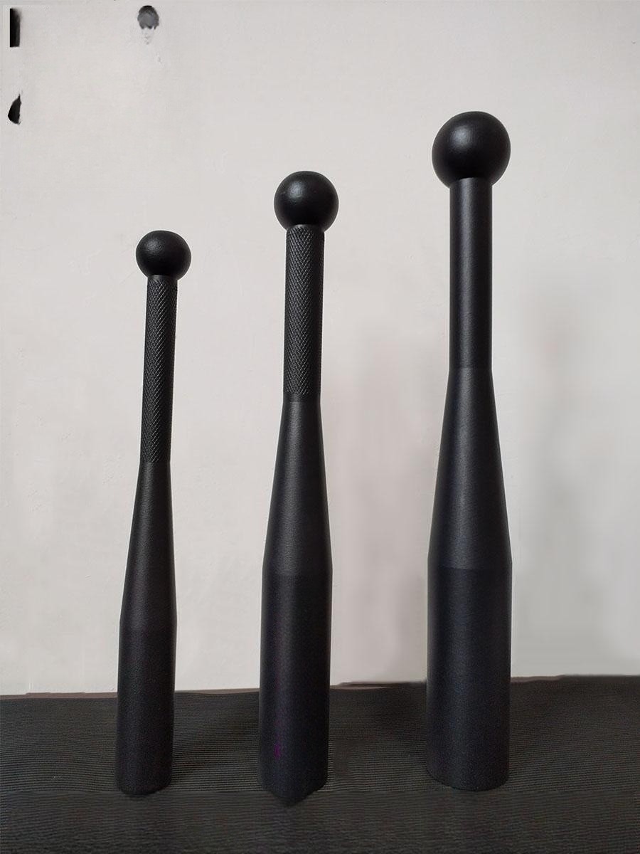 중량봉 곤봉 클럽벨 무브먼트 홈트 코어 근력 블랙 클래식 2kg - 상품 이미지