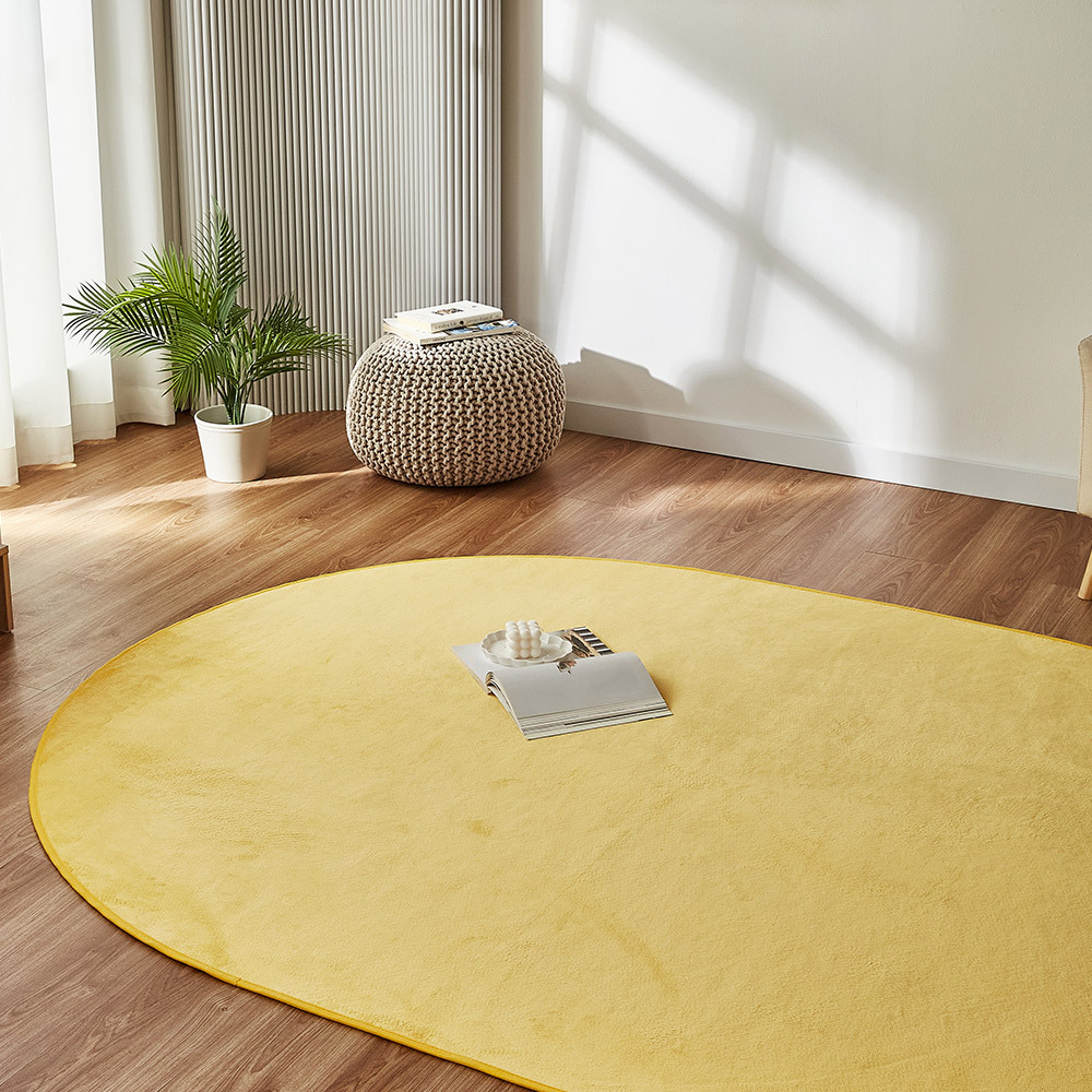 사은품행사중 퍼보 오피러스 방수 러그 발수 사계절 카페트 소파패드 베이지, 타원형200x300