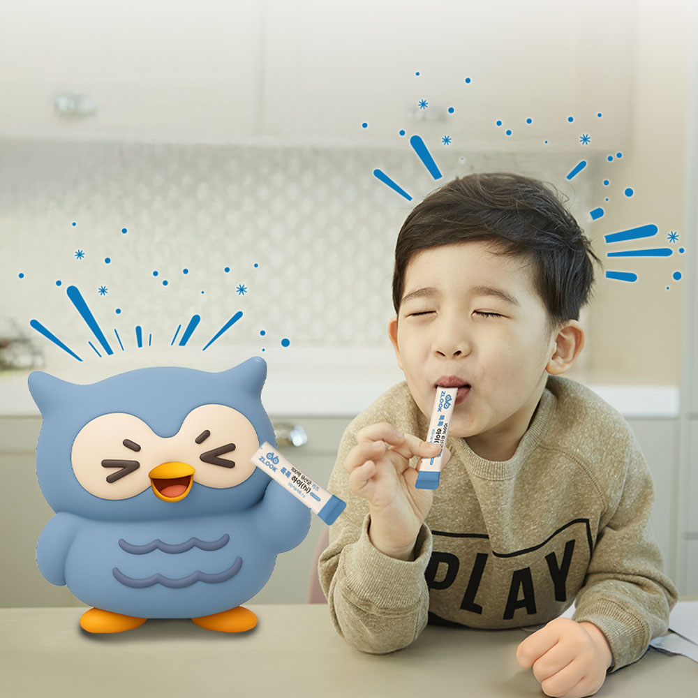 100억 유산균 키즈 톡톡하이 요구르트맛 프로바이오틱스 비타민D 아연 30포, 1개 - 상세 이미지 4