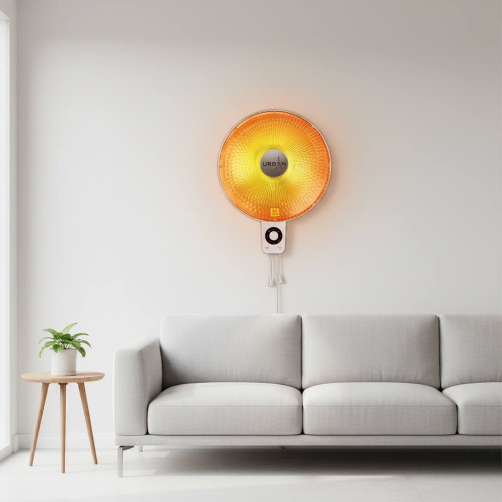 선풍기형 히터 벽걸이형 전기난로 가정용 사무실 온열기 전열기구 난방기 - 상세 이미지 3