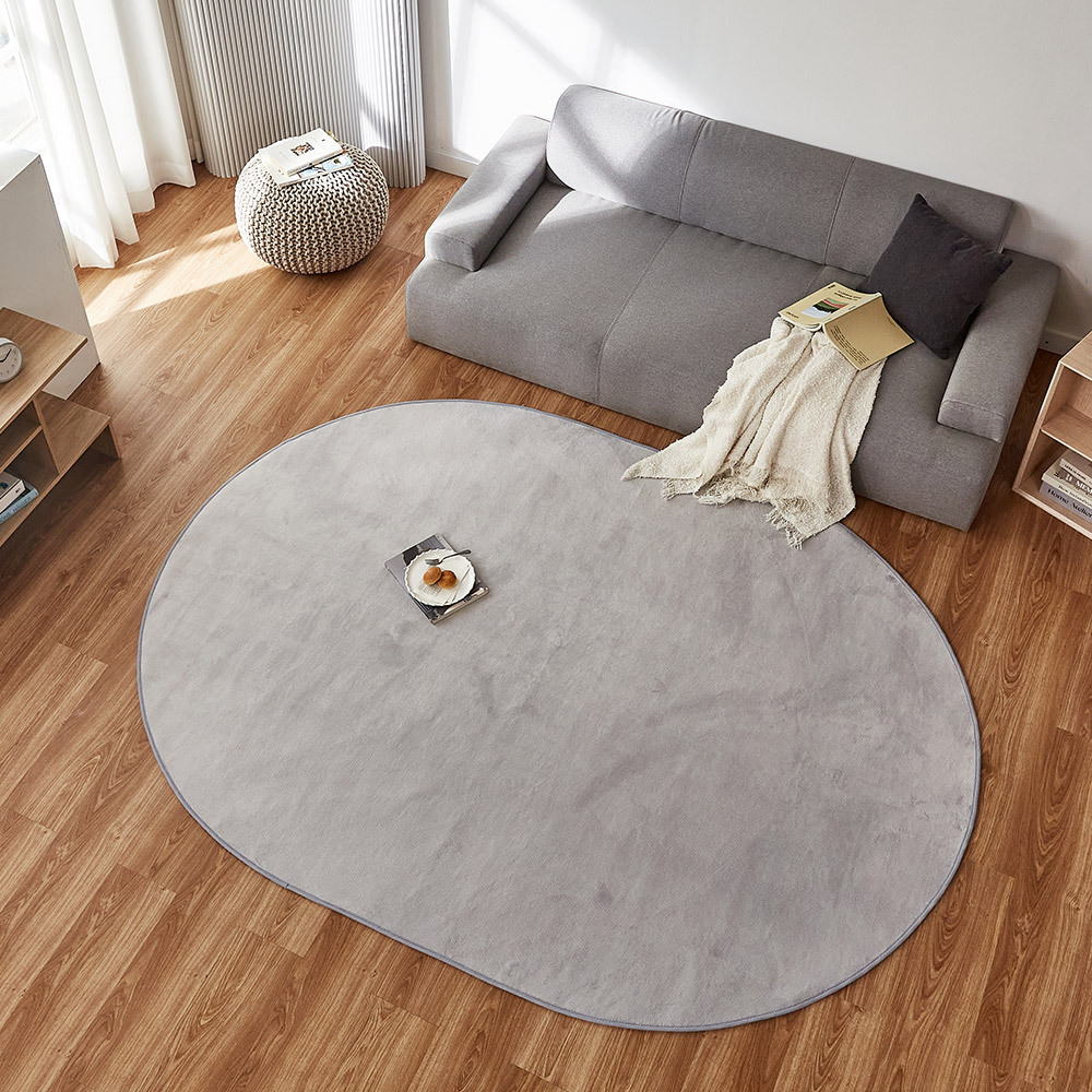 사은품행사중 퍼보 오피러스 방수 러그 발수 사계절 카페트 소파패드 엘로우, 타원형200x350