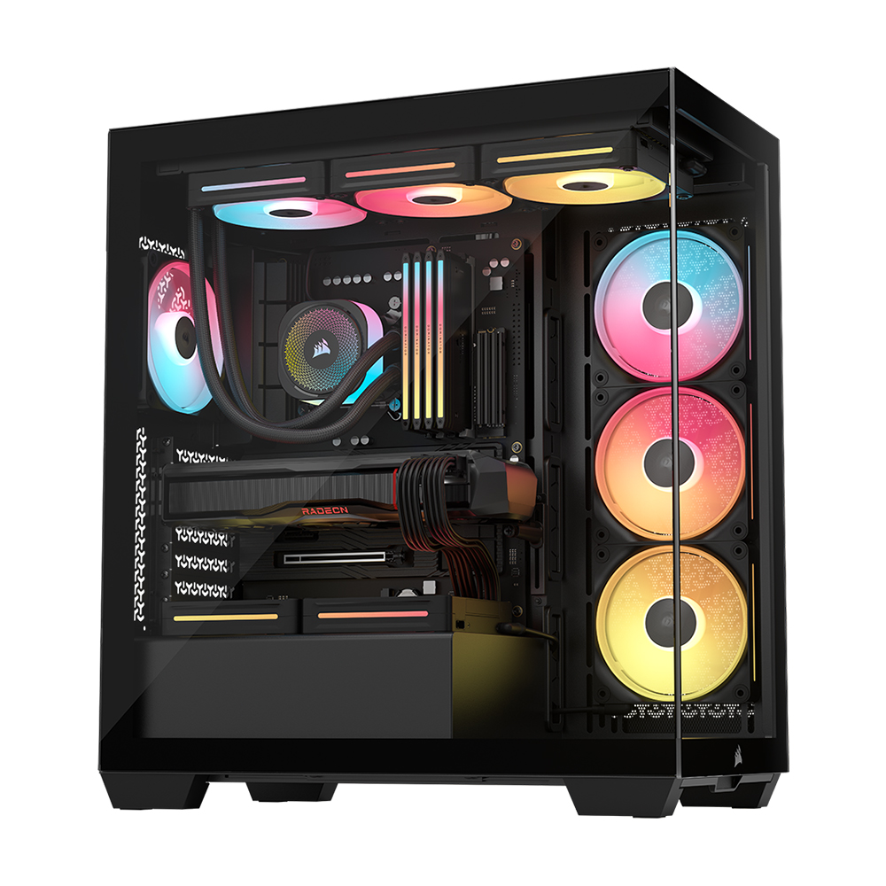 커세어 3500X LX-R RGB iCUE LINK 강화유리 (블랙) - 상세 이미지 3
