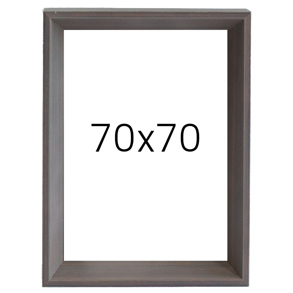 5mm트윈 원목액자 웨딩액자 그림 포스터 프레임 인테리어 70x70 700x700mm, 그레이 - 메인 이미지