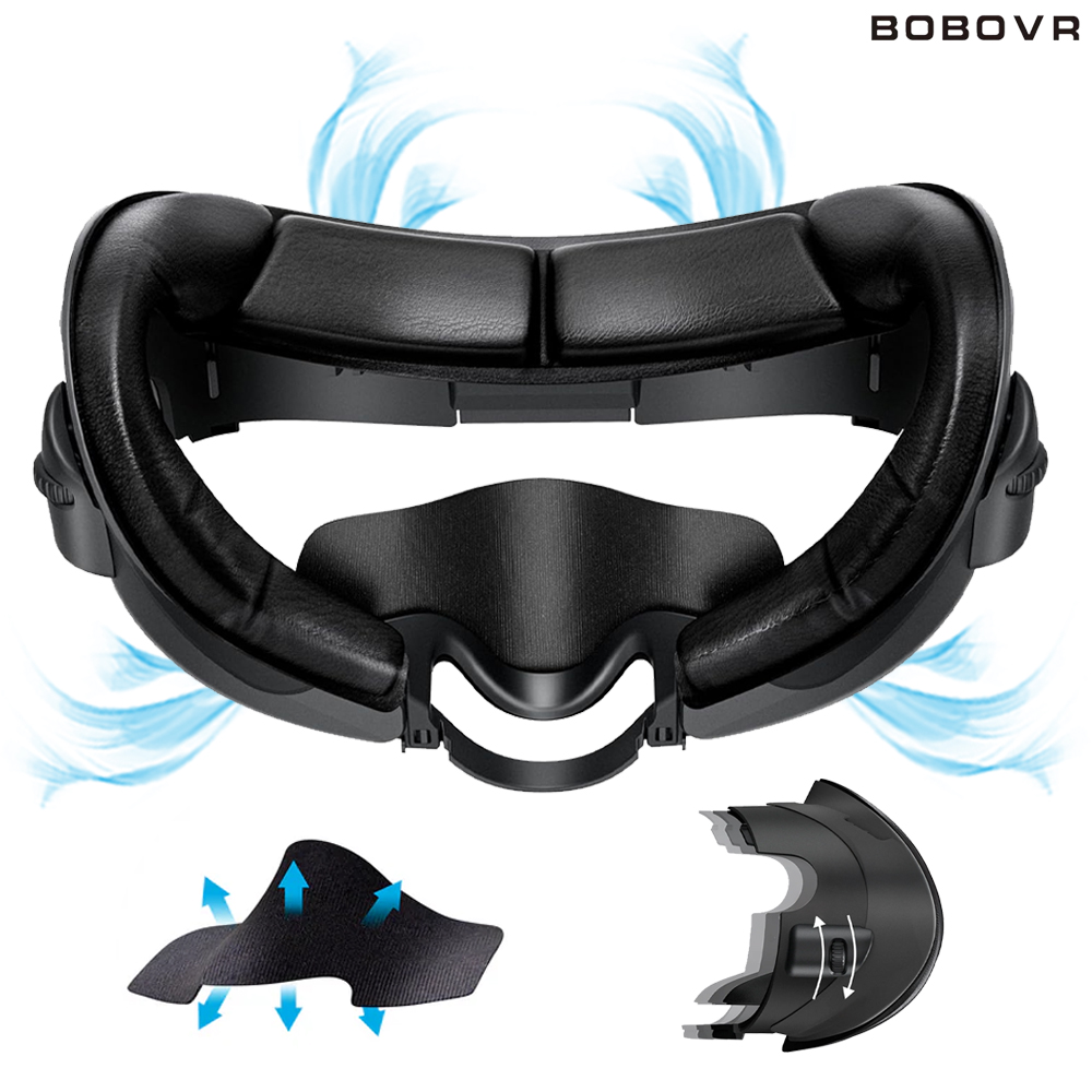 메타퀘스트3 안면폼 F3 가죽 환기커버 빛샘방지 BOBOVR 악세사리 제품 이미지