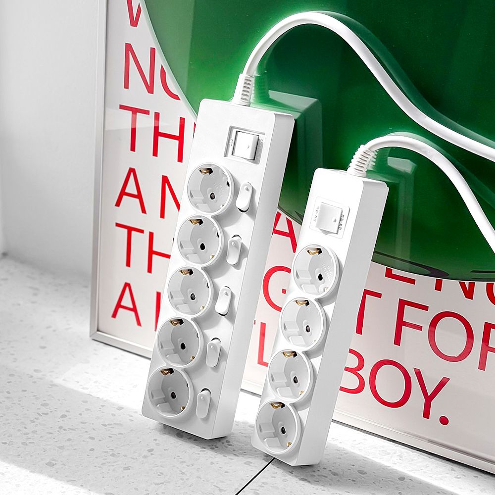 코니야 국산멀티탭 과부하차단 국산 멀티탭 4구 1.5m 개별 통합 스위치 3200W