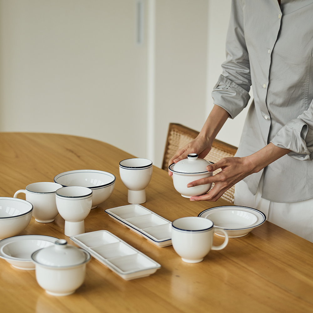 윤도자기 코지 국산 계란찜기 세트 전자레인지 라면기 이미지 4