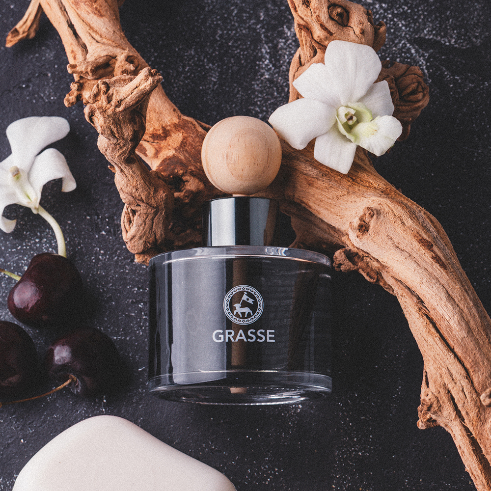 [불스원]그라스 차량용 방향제 디퓨저 세트 우디, 95ml, 2개