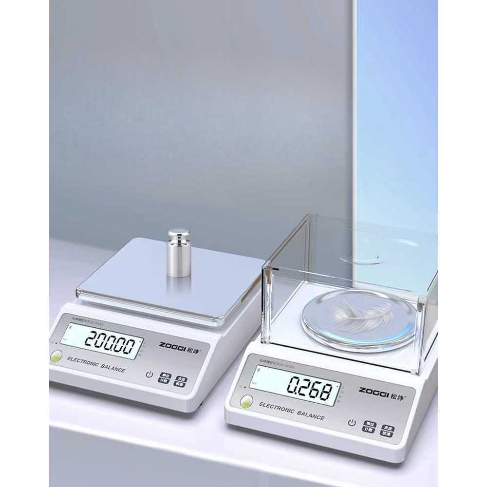 정밀 전자저울 실험실 고정밀 계량 소수점 표시 스텐 1kg/0.01g(무게 포함) - 상세 이미지 4