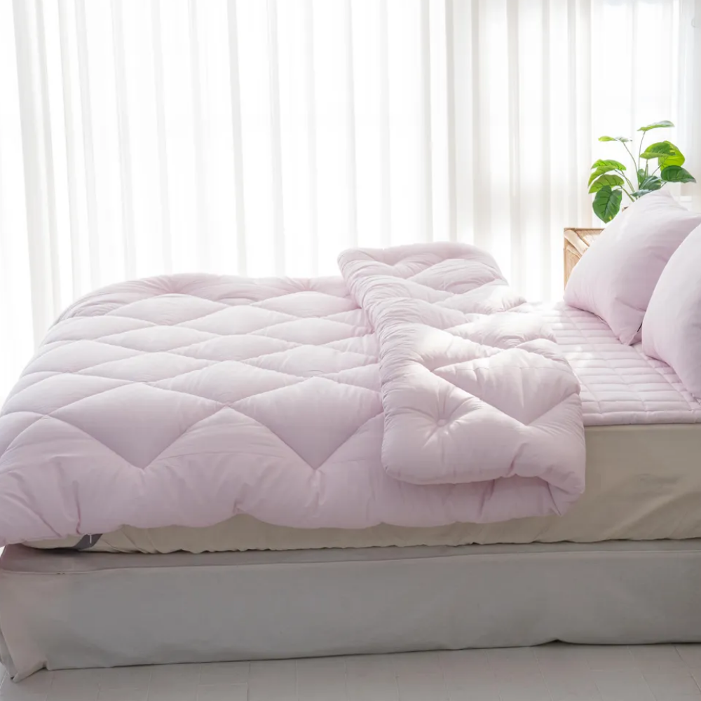 고밀도 60수 순면 100 알러지케어 따뜻한 아사 면 두꺼운 겨울 차렵 이불 SS