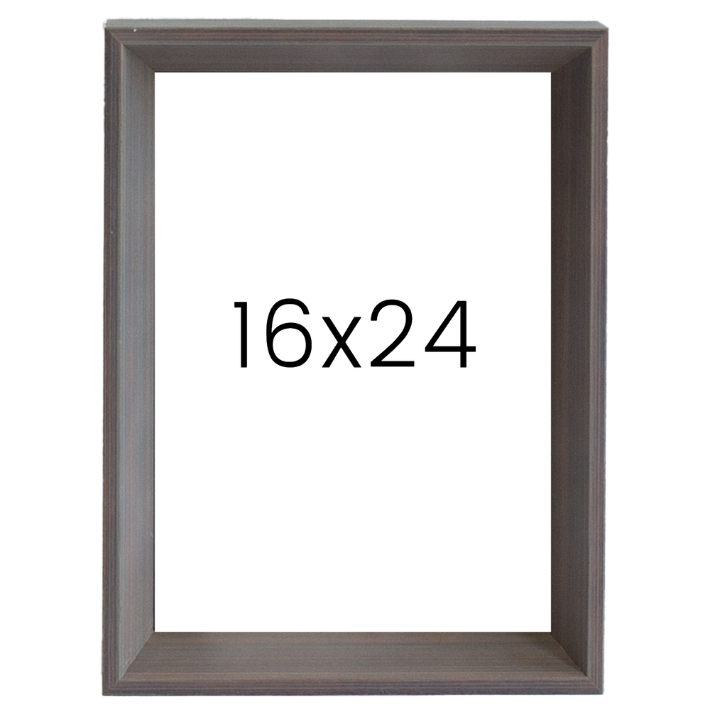 5mm트윈 원목액자 웨딩액자 그림 포스터 프레임 인테리어 16x24 406x609mm, 그레이 - 메인 이미지