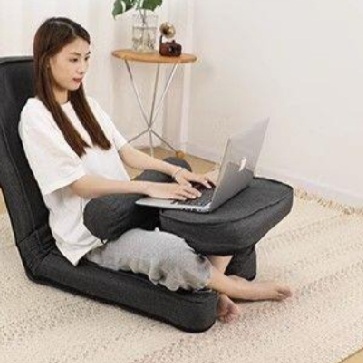 1인좌식쇼파 리프팅 테이블 리클라이너 미니 낮은 소파 원물 등받이 침대 기숙사 쿠선 - 상세 이미지 3