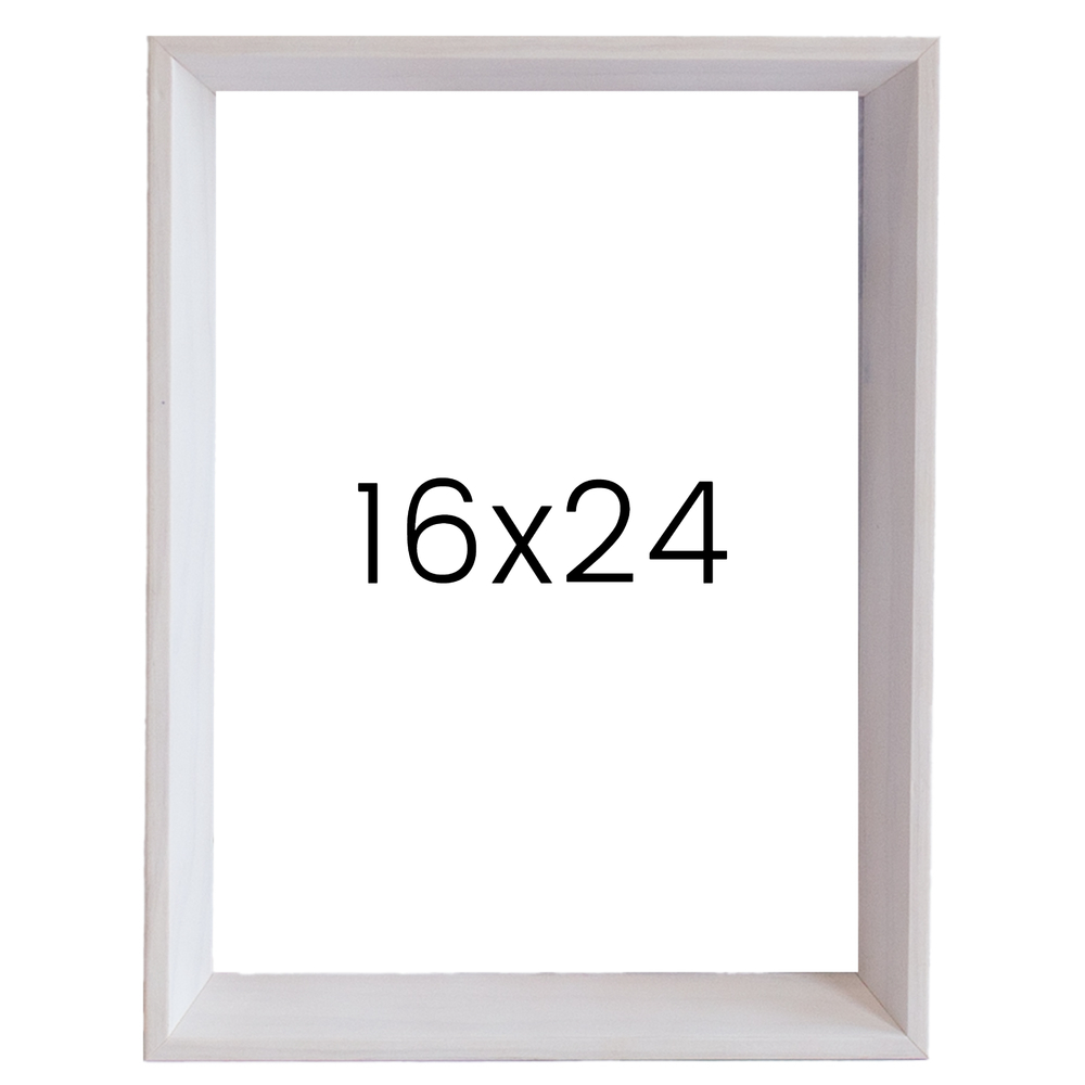 5mm트윈 원목액자 웨딩액자 그림 포스터 프레임 인테리어 16x24 406x609mm, 화이트 - 메인 이미지