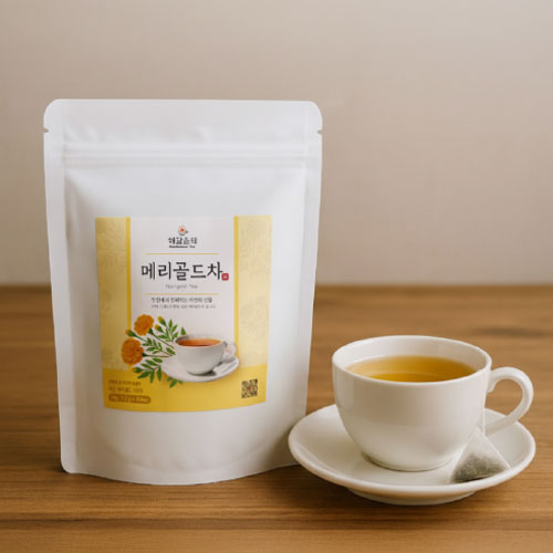 해담은티 메리골드차 생분해티백 1.2g 30개입 2+1 - 상품 이미지