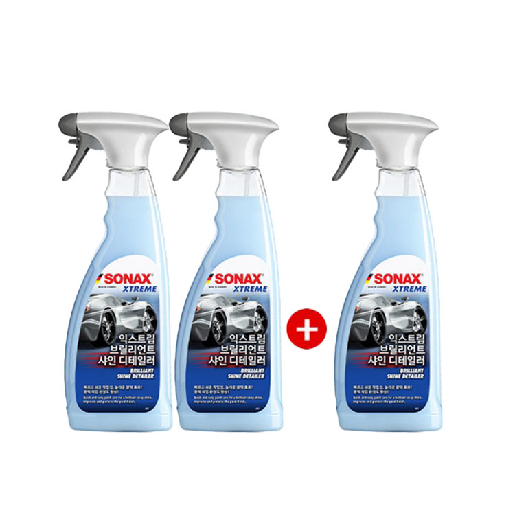 [도착보장] SONAX 소낙스 익스트림 브릴리언트 샤인 디테일러 BSD 브샤디 750ml, 3개