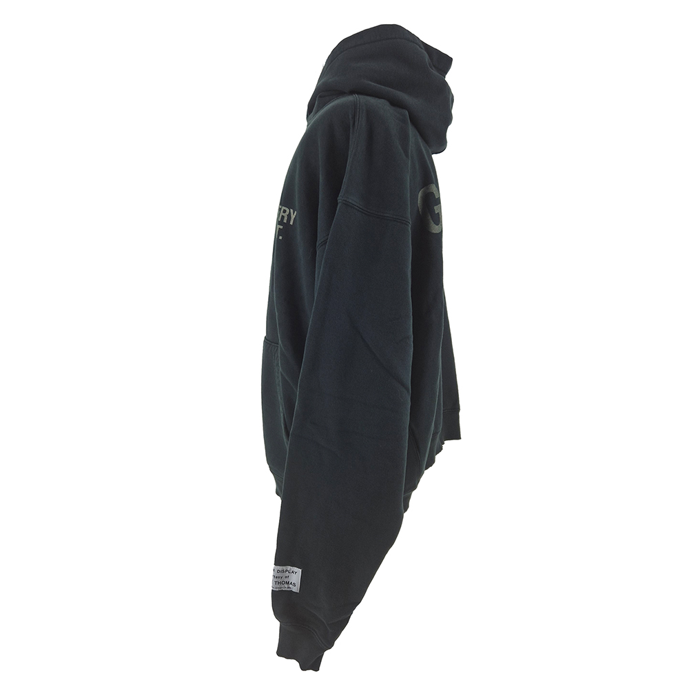 25SS 갤러리디파트먼트 90s GD 로고 후드 맨투맨 티셔츠 빈티지 블랙 GDLH 50025 - 상세 이미지 4