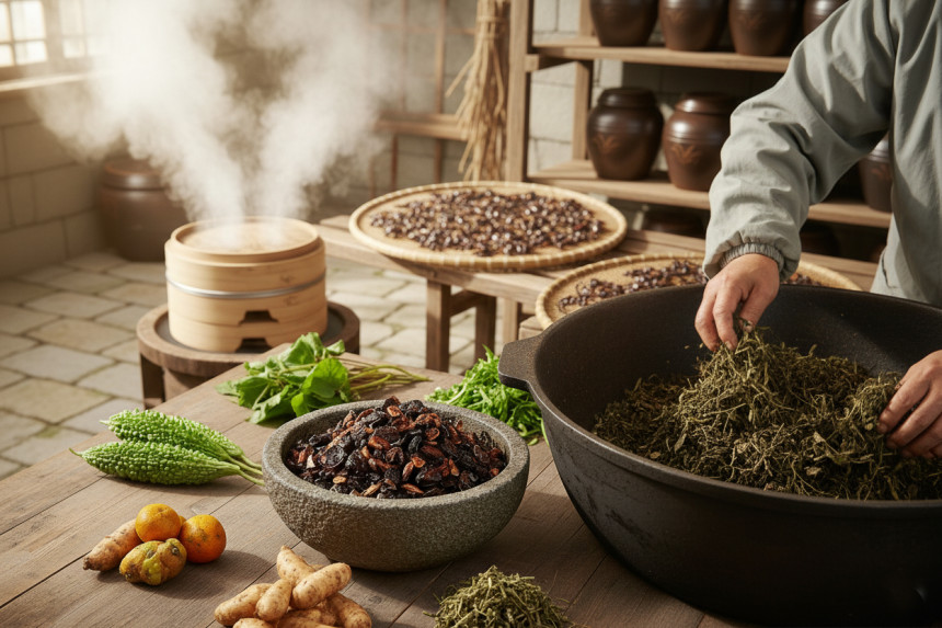 혈당상승억제 식후혈당관리 당뇨에좋은영양제 부모님선물 도깨비차 바나듐쌀 [원산지:상세설명에 표시]