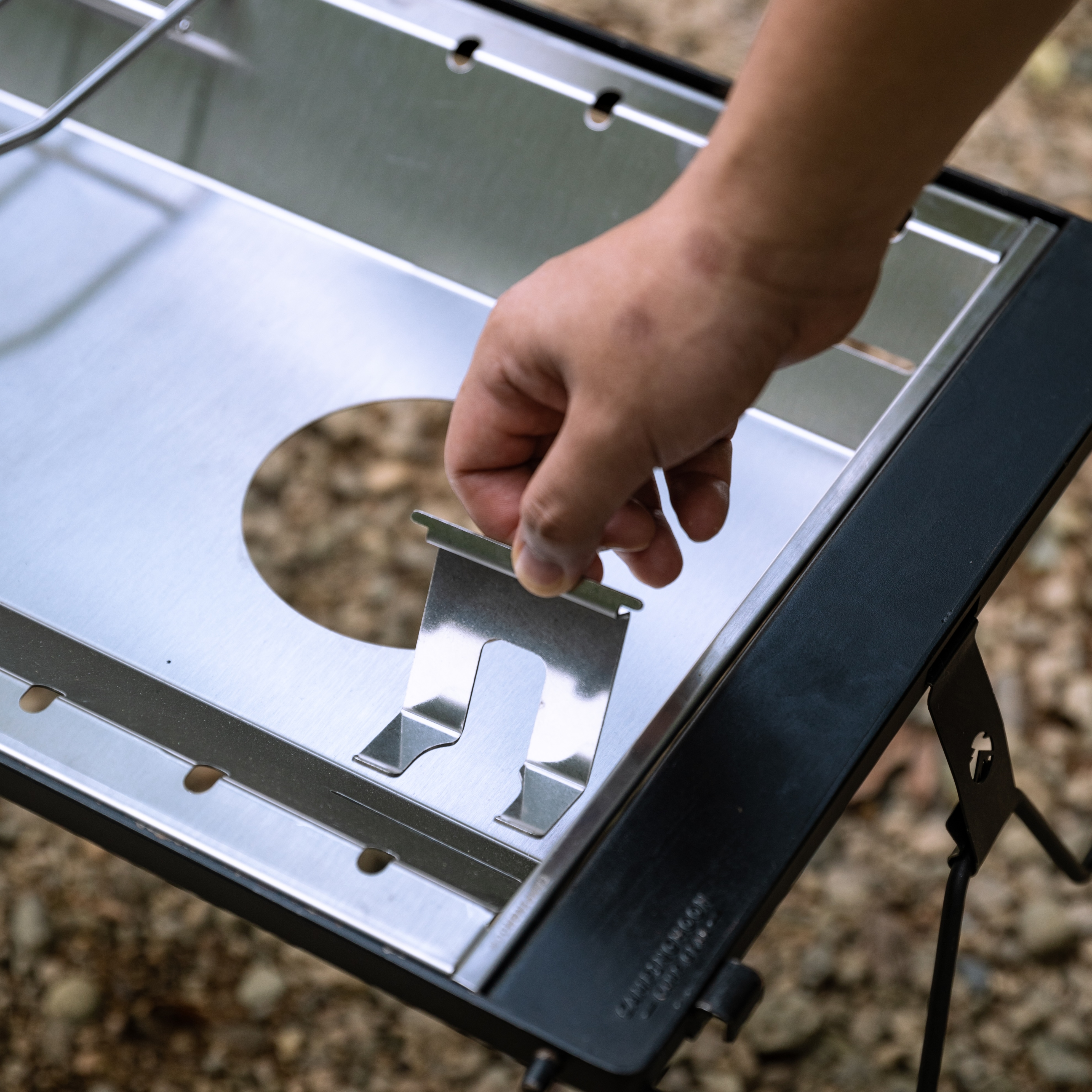 캠핑문 IGT 투버너 듀얼 플랫버너 플레이트 캠프원 제라 스토브 유닛 디럭스 CK-50PG