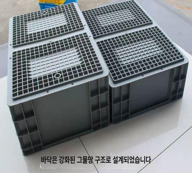 수조 양식장 물탱크 손잡이없음 노출 사육상자 회전형 키우기 횟집 사육통 핸들 두께 1400x400x390mm 없음 그레이 - 상세 이미지 2