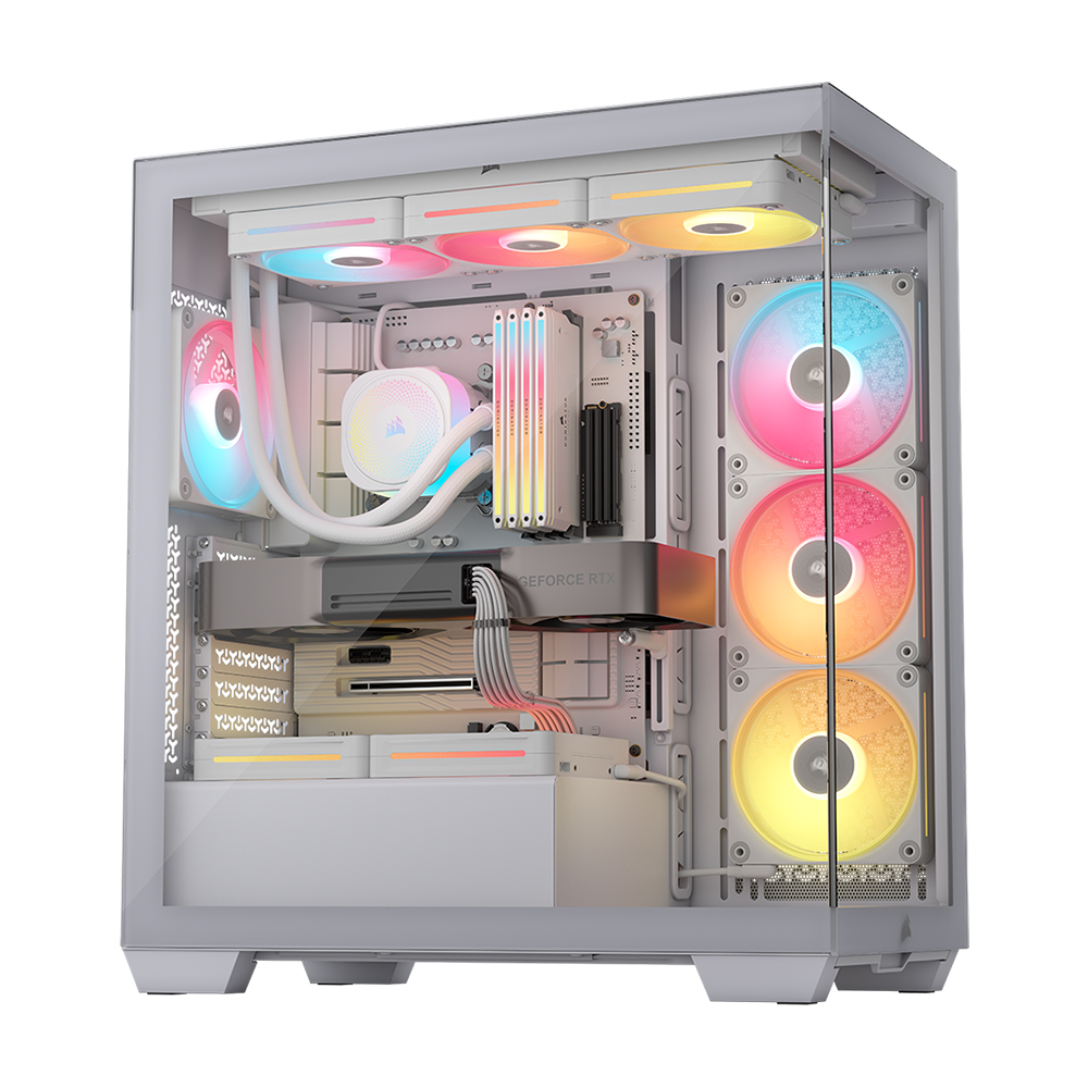 커세어 3500X LX-R RGB iCUE LINK 강화유리 (화이트) - 상세 이미지 3