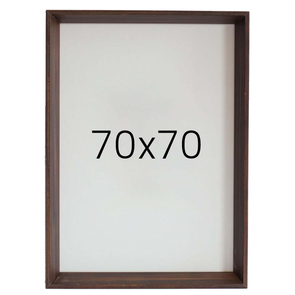 5mm트윈 원목액자 웨딩액자 그림 포스터 프레임 인테리어 70x70 700x700mm, 진밤 - 메인 이미지