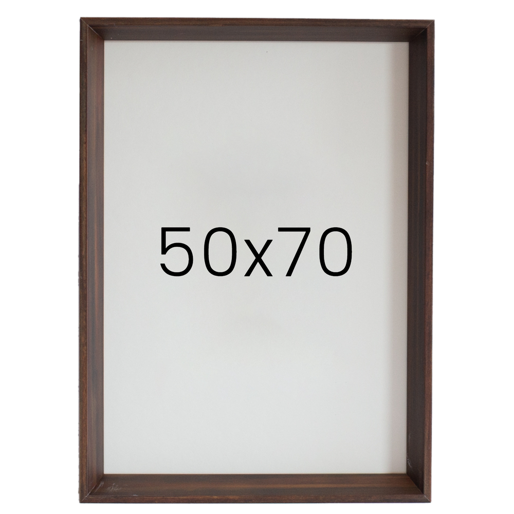 5mm트윈 원목액자 웨딩액자 그림 포스터 프레임 인테리어 50x70 500x700mm, 진밤 - 메인 이미지