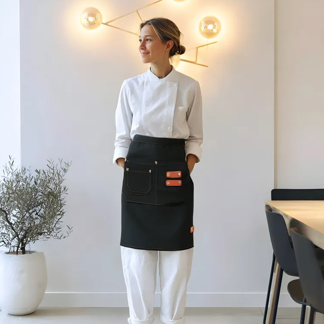똑똑한소비마켓 100 생활 방수 테릴렌 앞치마 미니 카페 미용 식당 허리 앞치마 반앞치마
