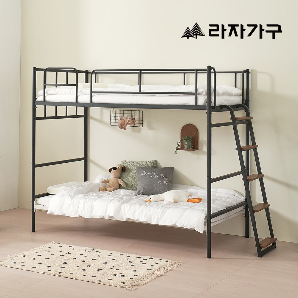 라자가구 안나 분리형 철제 이층침대 프레임 SS 성인 학생 기숙사