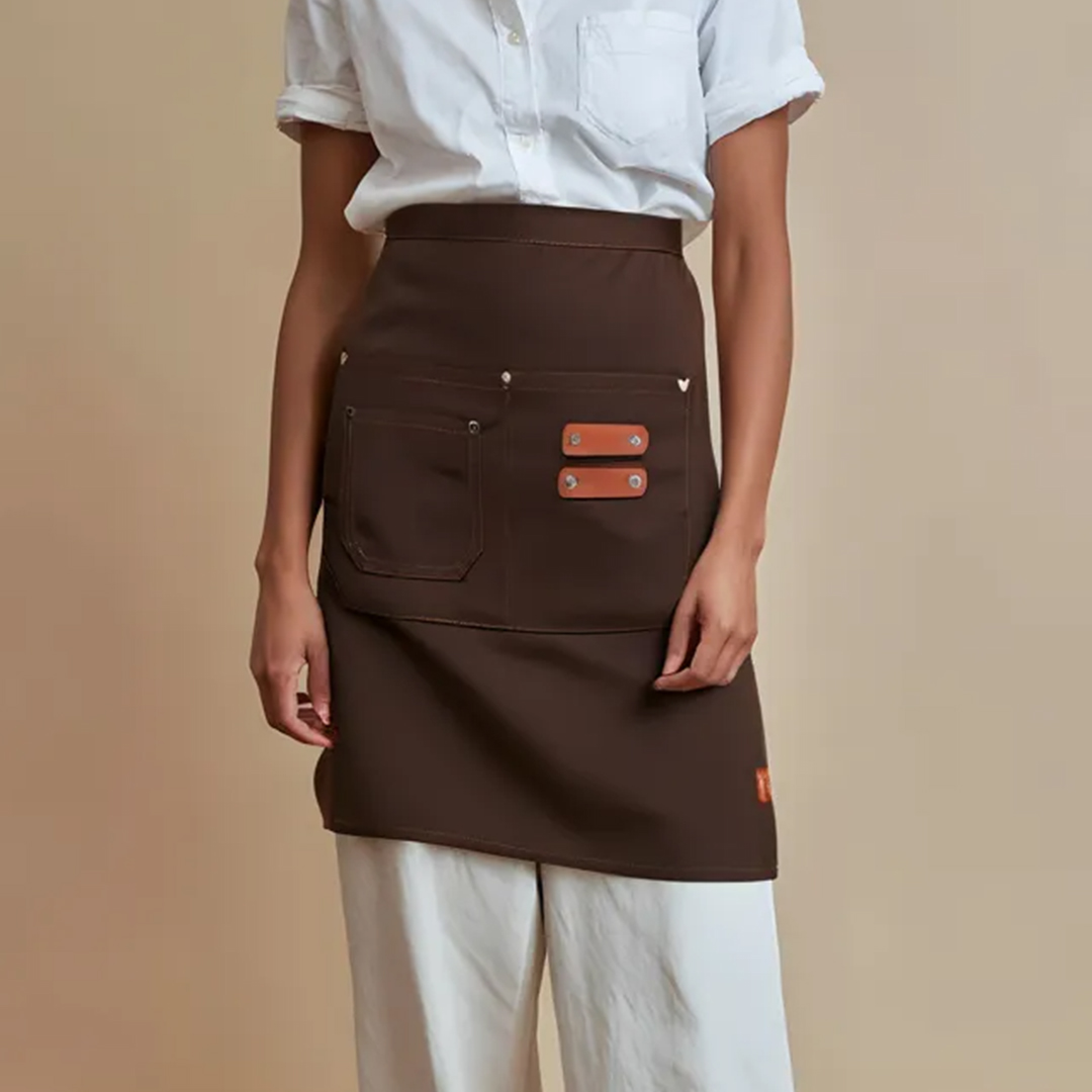 똑똑한소비마켓 100 생활 방수 테릴렌 앞치마 미니 카페 미용 식당 허리 앞치마 반앞치마