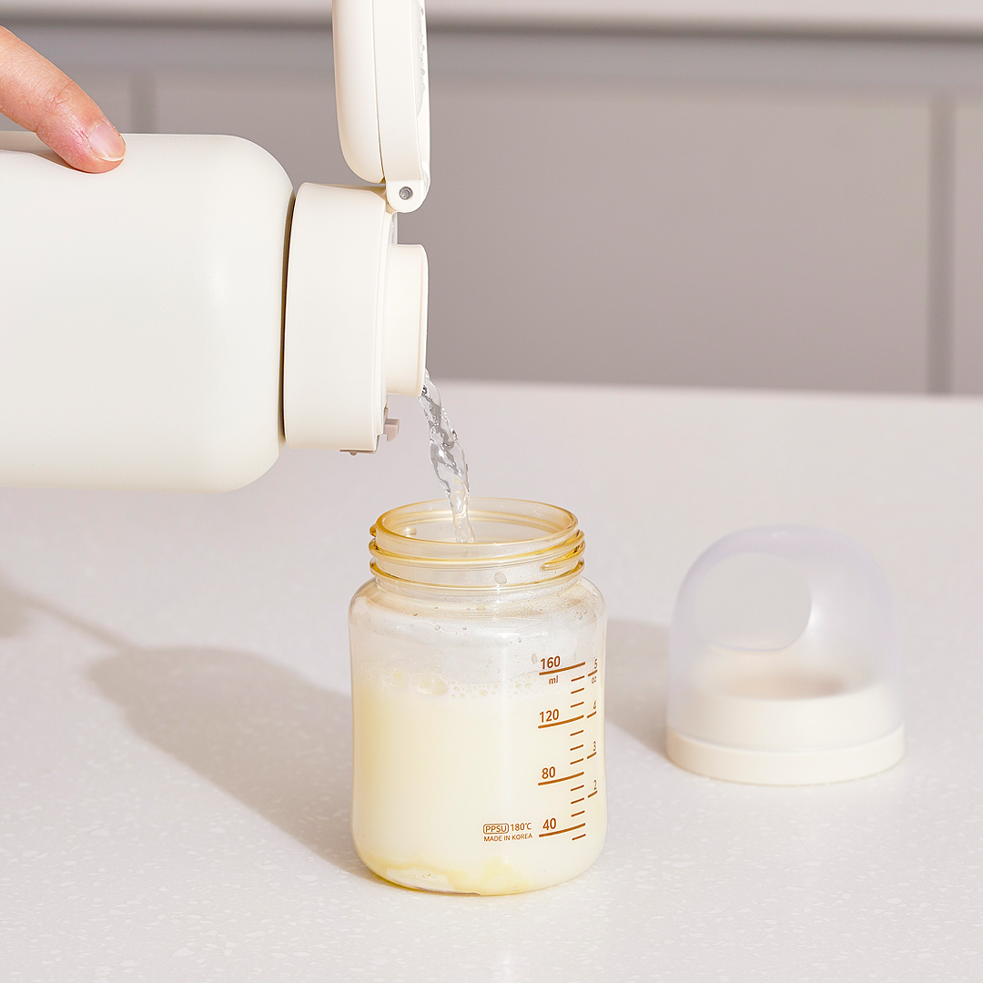 마베비 휴대용 분유포트 500ml 똑딱포트 무선 배터리 분리형 100도 가열