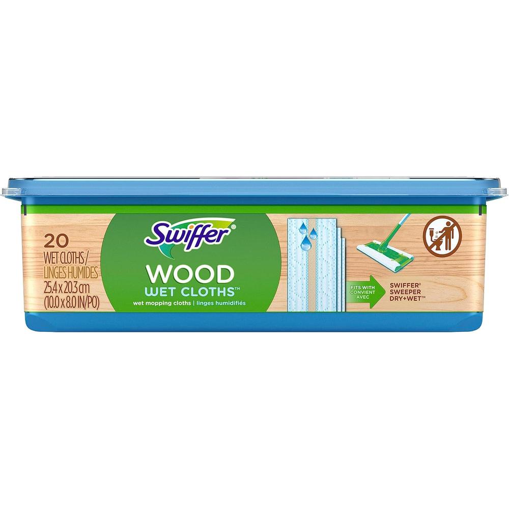 스위퍼 웻젯 리필 패드 물청소포 우드 바닥 WetJet 20개입 (2개) - 상세 이미지 2