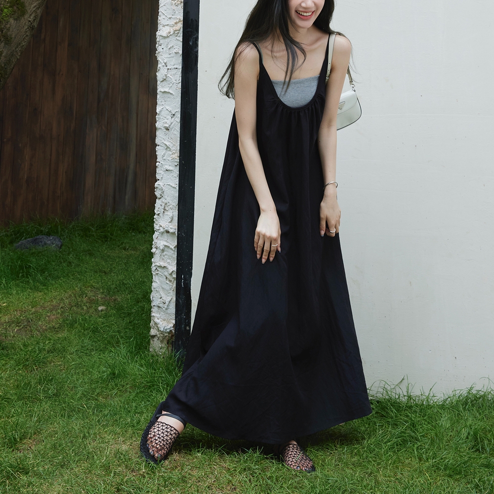 2부 드레스 블랙 웨딩촬영 연회장 홀터넥 스튜디오 웨딩드레스 피로연 새틴 빅사이즈 셀프 얇은 검정색 S - 상세 이미지 2