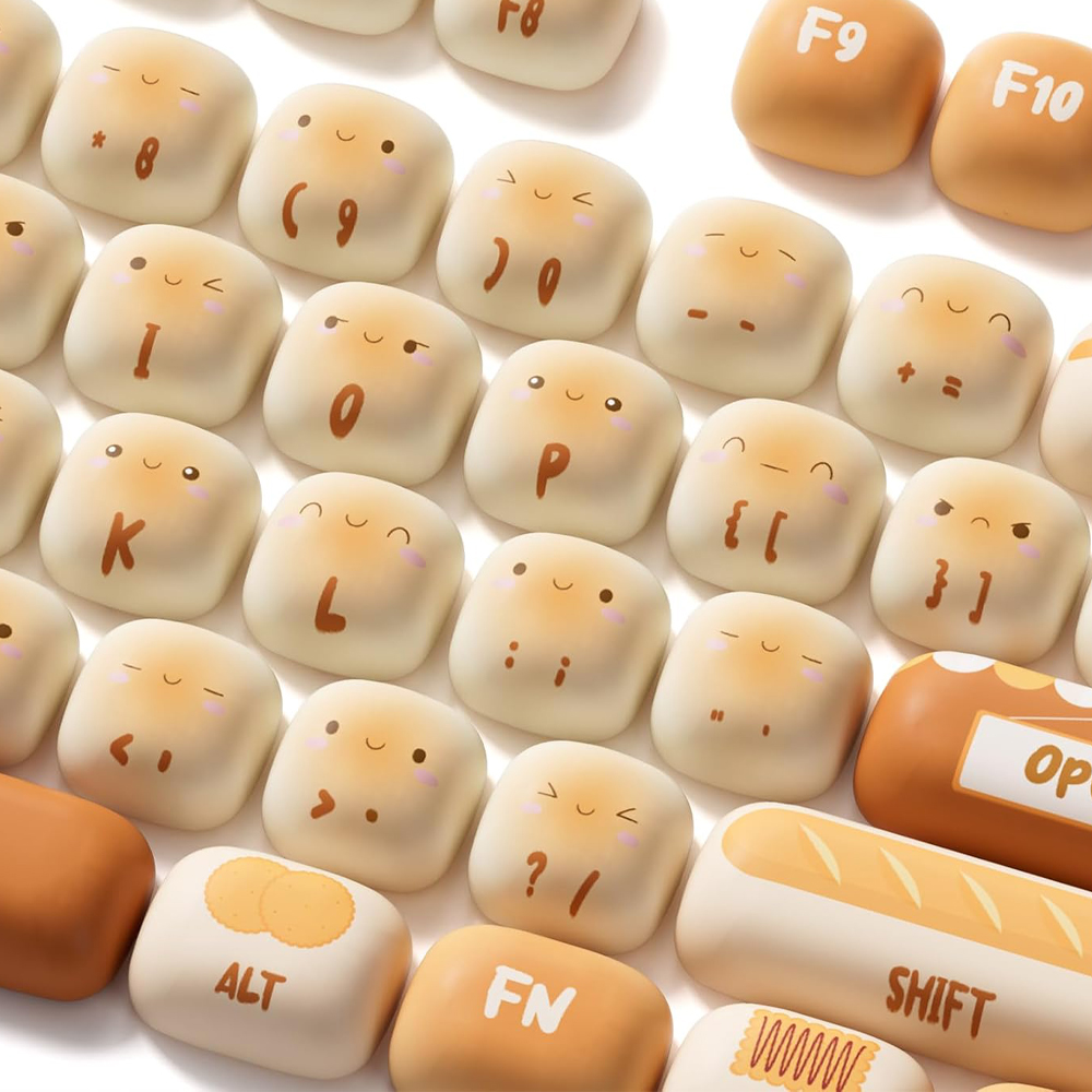 AKKO PBT 기계식키보드 염료승화 빵키캡 번원더랜드 - 상세 이미지 4