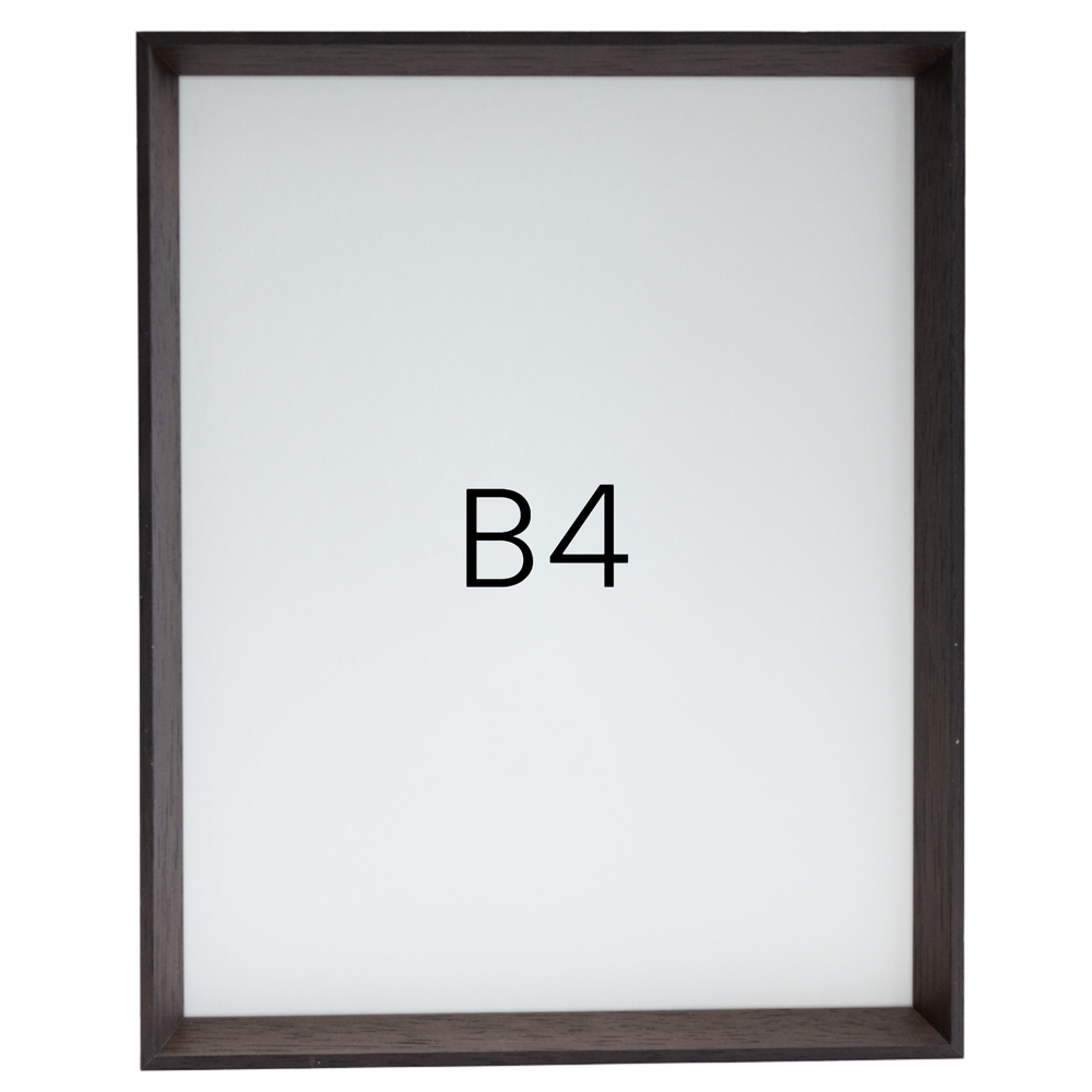 5mm트윈 원목액자 웨딩액자 그림 포스터 프레임 인테리어 B4 257x364mm, 샴페인 - 메인 이미지