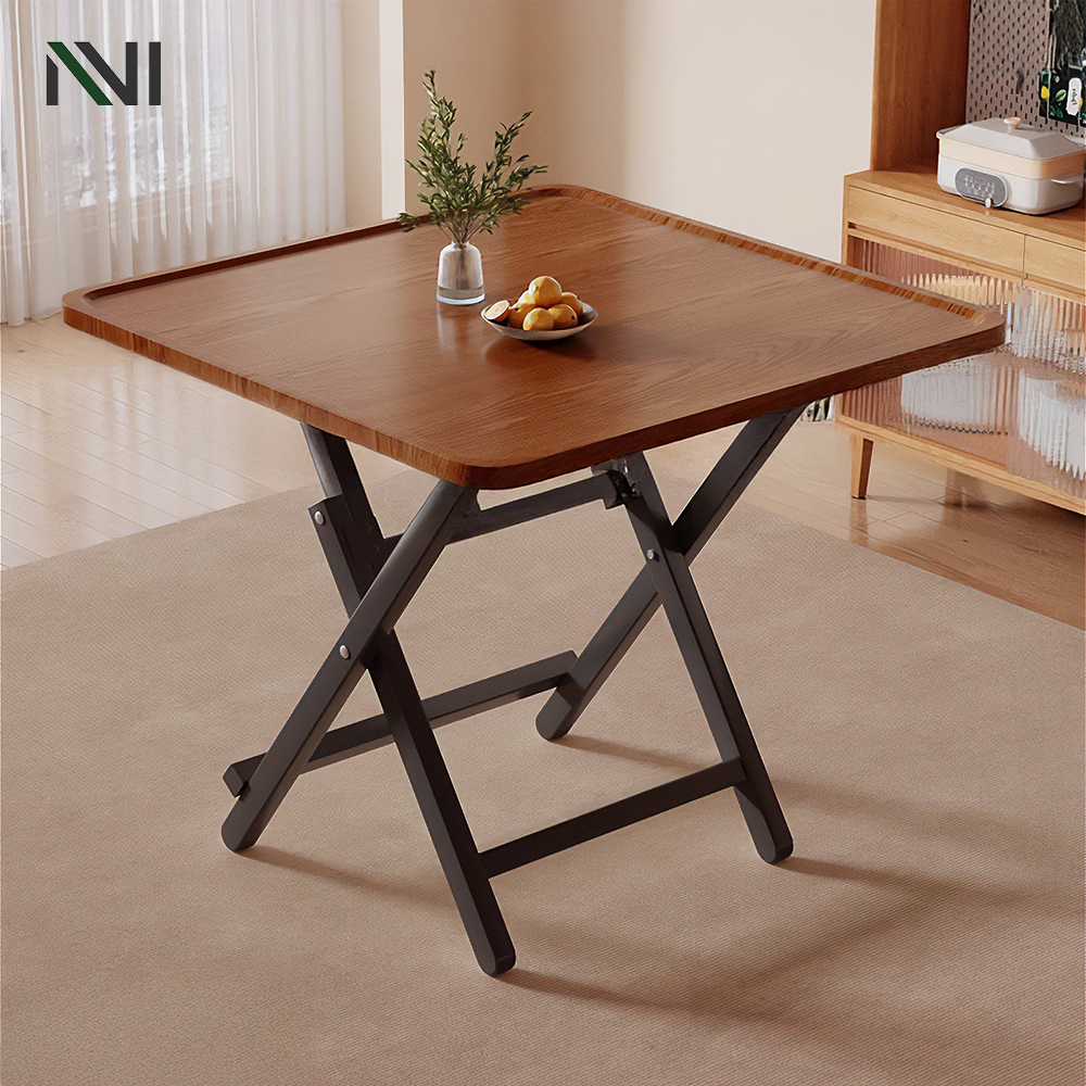 거실 접이식 테이블 높은 커피 탁자 소파 우드 밥상