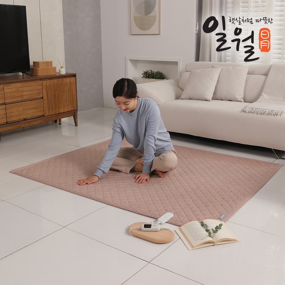 26년형 일월 전기매트 프리미엄 텐셀브라운 초절전형 워셔블 탄소 카본매트 싱글