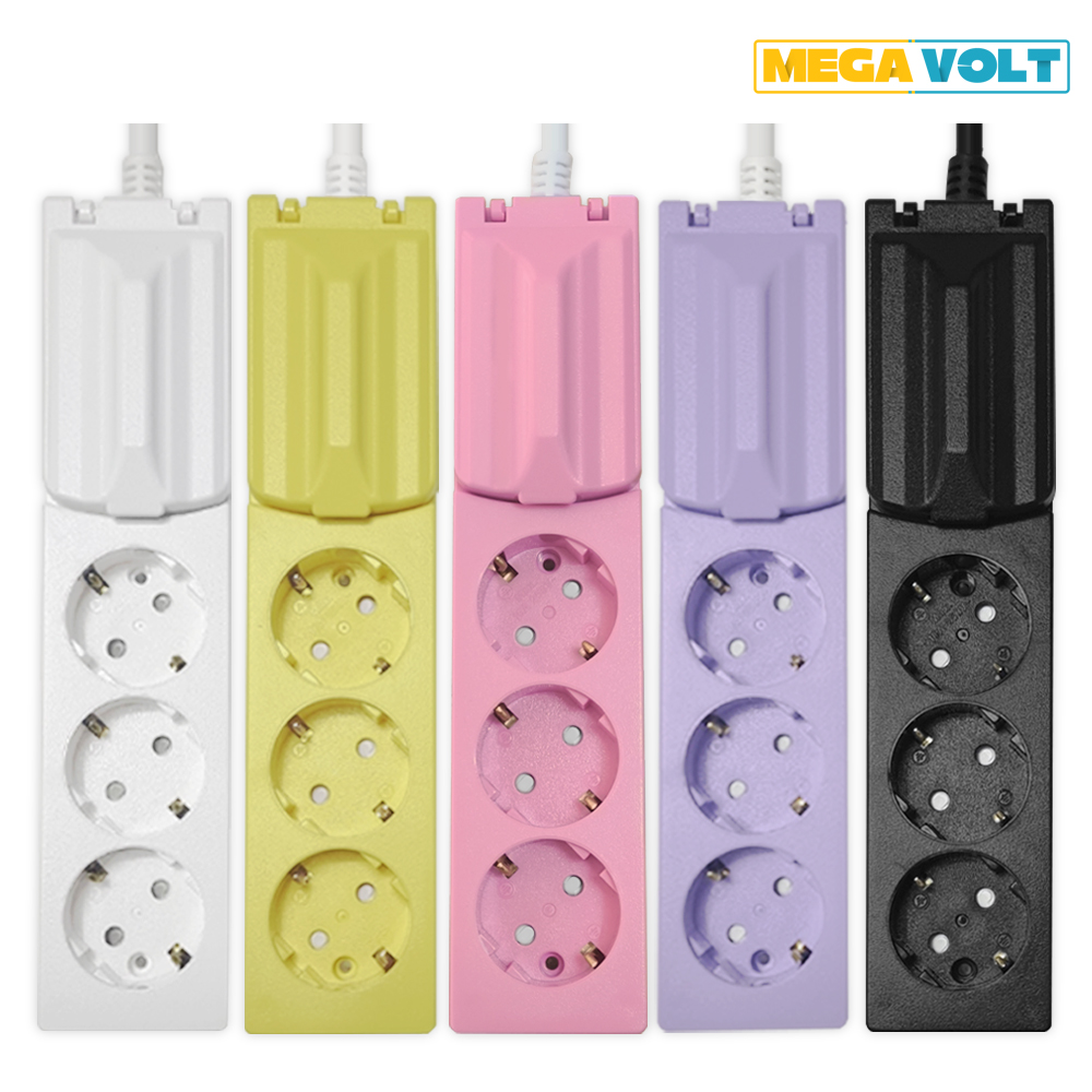 국산 누전차단 4000W 대용량 멀티 콘센트 접지 3구 1.5M 에어컨 고용량 멀티탭