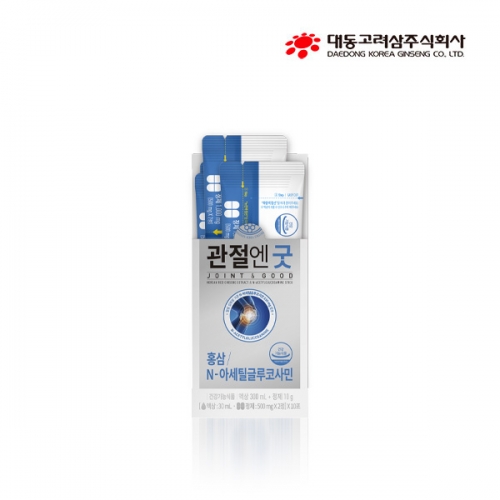 대동고려삼 관절엔 굿(정제500mg x 2정 + 액상 30ml) 30포(쇼핑백동봉) - 상세 이미지 5