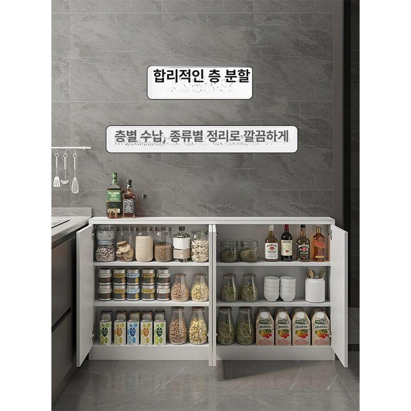 폭좁은수납장 얇은수납장 틈새수납 정리함 철제 모듈 길이 60 20 2도어 - 상세 이미지 5