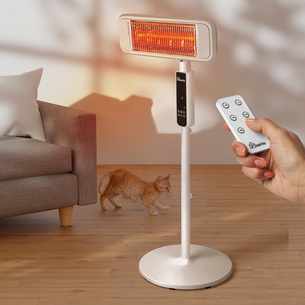 1초 쾌속발열 근적외선 스탠드형 히터 리모컨형 핌핀 스탠드난로 PPH-8840NS