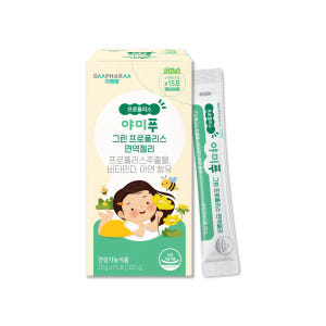 야미푸 그린 프로폴리스 키즈 어린이 아연 젤리 면역력 영양제 1개 맛있게 먹은 솔직 후기 - 상품 이미지 1