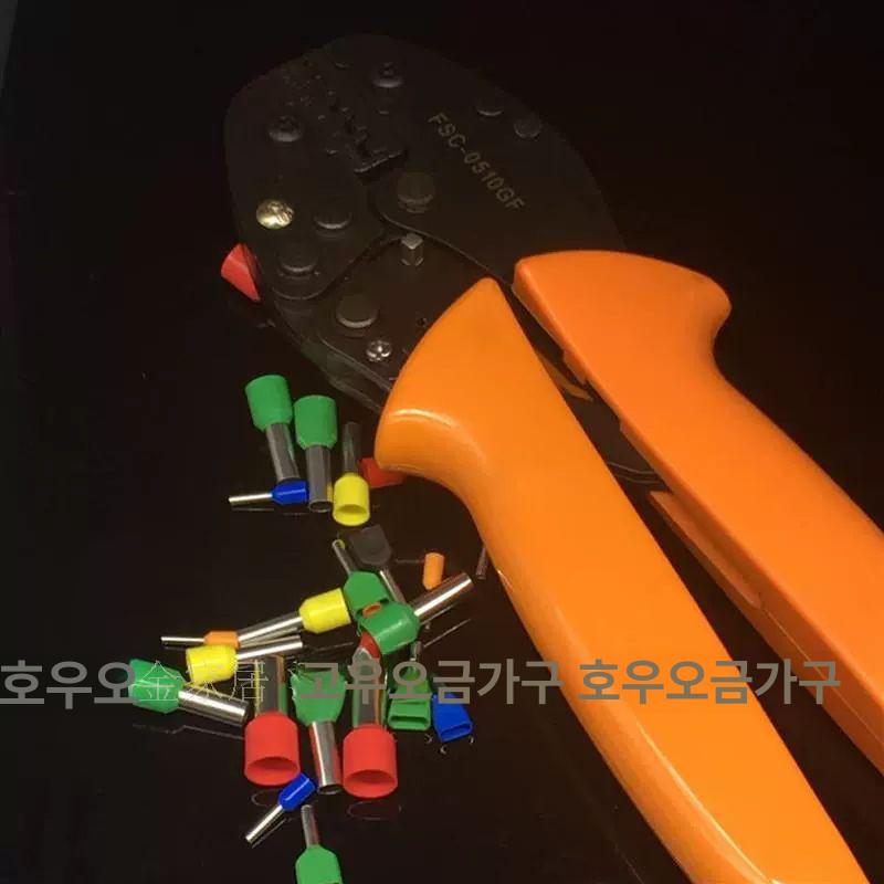 슬리브압착기 펜치 튜브 유압 터미널 배관 특수 호스 케이블 배선 압착기 클램프 압관기 펜홀 HSC8 6-4 0.25-6 - 상세 이미지 4