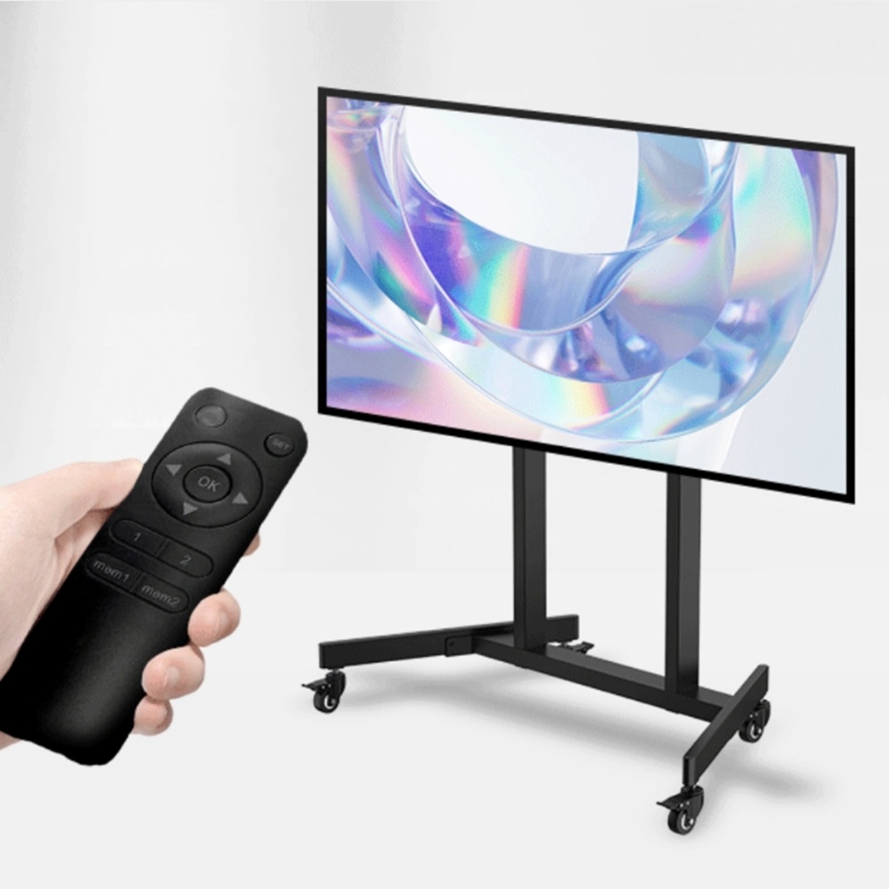 전동식 이동식 특대형 TV 스탠드 대형 전자칠판 거치대 254cm (100인치) - 상세 이미지 4